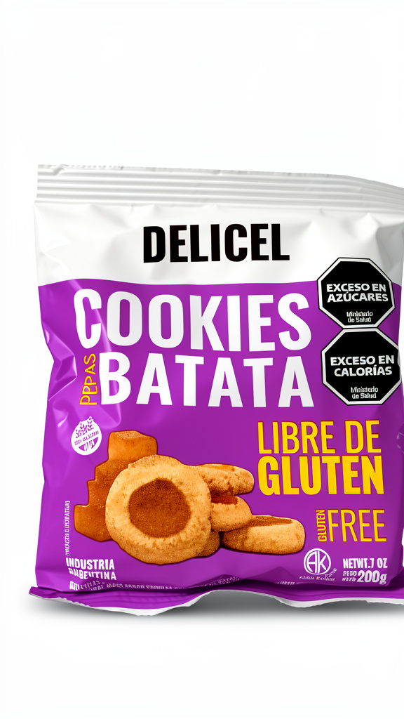 Cookies Delicel Pepas sabor Batata