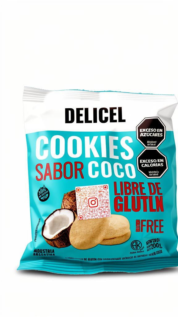 Cookies Delicel sabor Coco