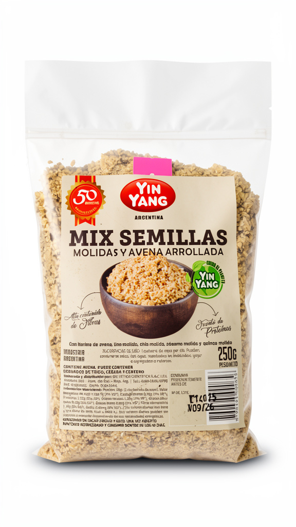 Mix de Semillas Yin Yang Molidas y Avena Arrollada