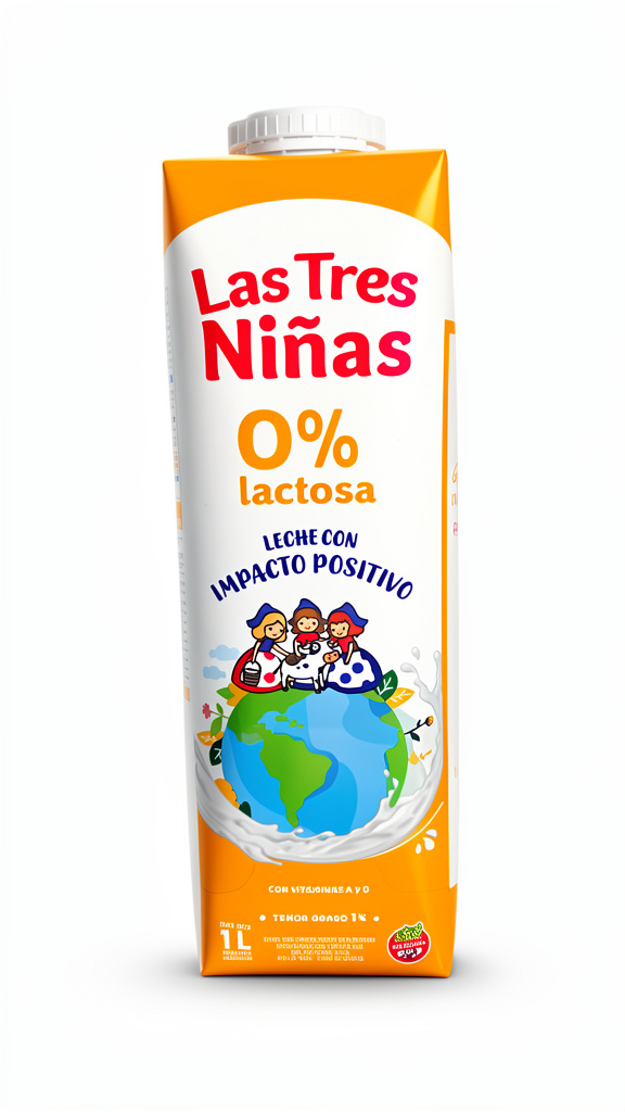 Las tres niñas 0% lactosa