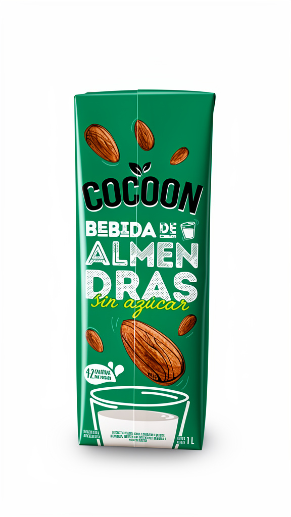 Bebida de almendras cocoon