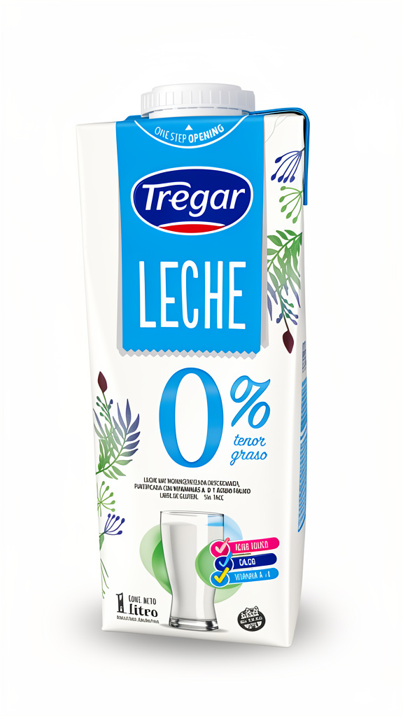 Leche 0% tenor graso tregar