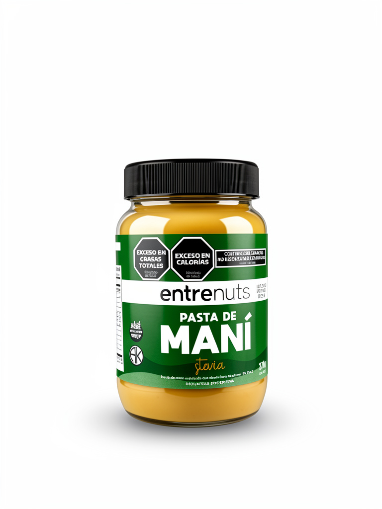 Pasta maní con stevia