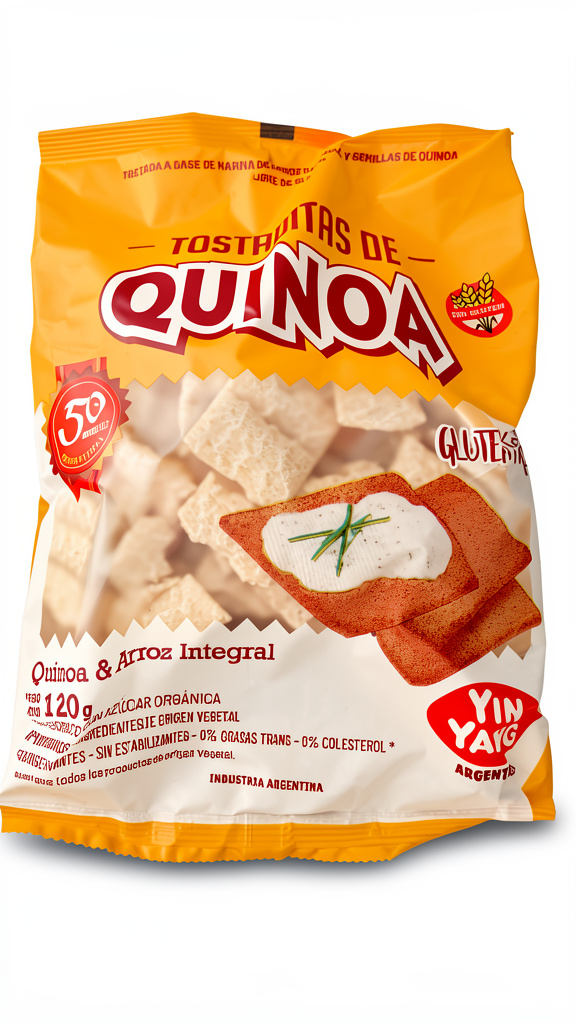 Tostadas de Quinoa Ying Yang
