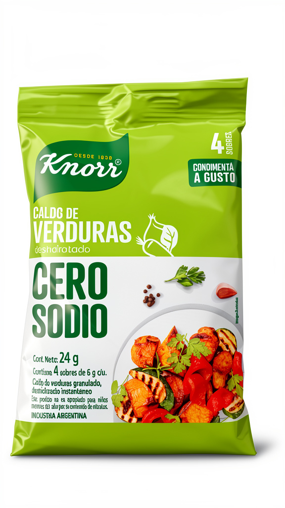 Caldos de Verduras Knorr Cero Sodio