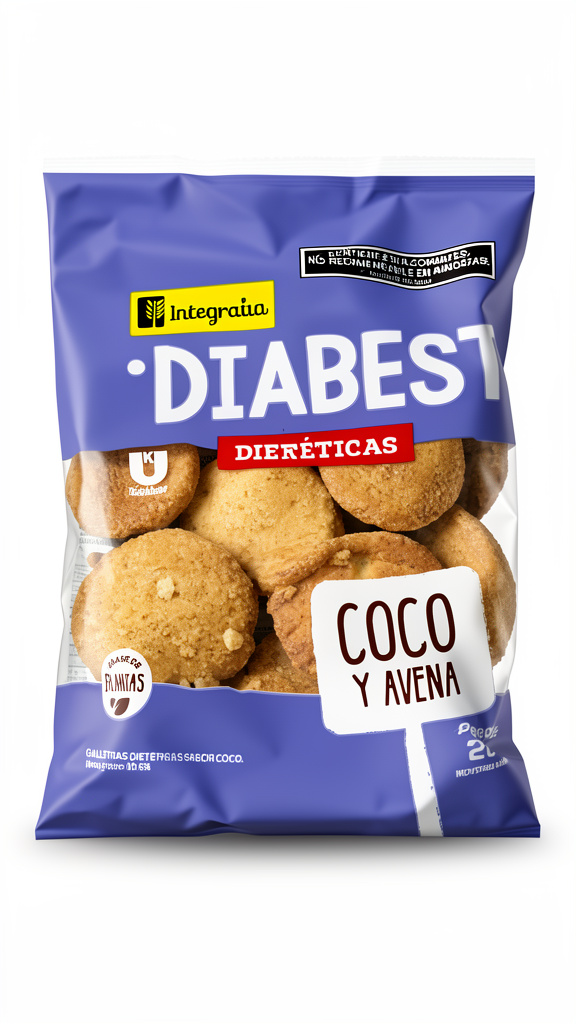 Galletas Diabest sabor Coco y Avena