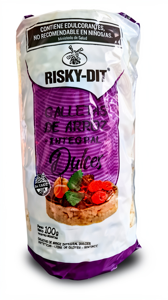 Galletas de Arroz Integral Risky-Dit Dulces
