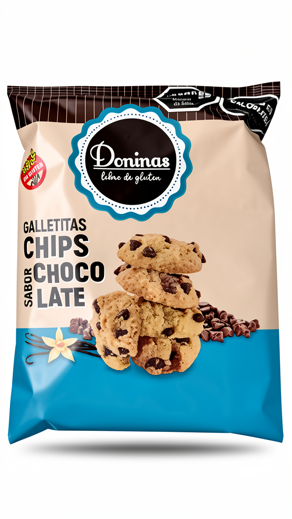 Galletas Doninas sabor Chip de Chocolate