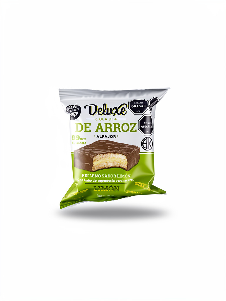 Alfajor de Arroz Deluxe sabor Limón