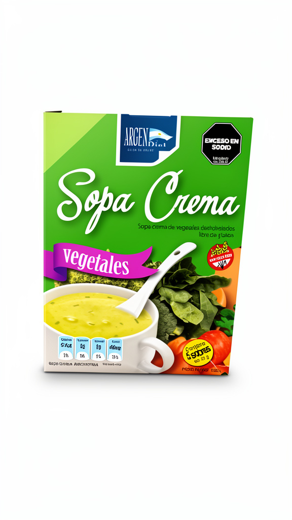 Sopa Crema Argendiet Vegetales