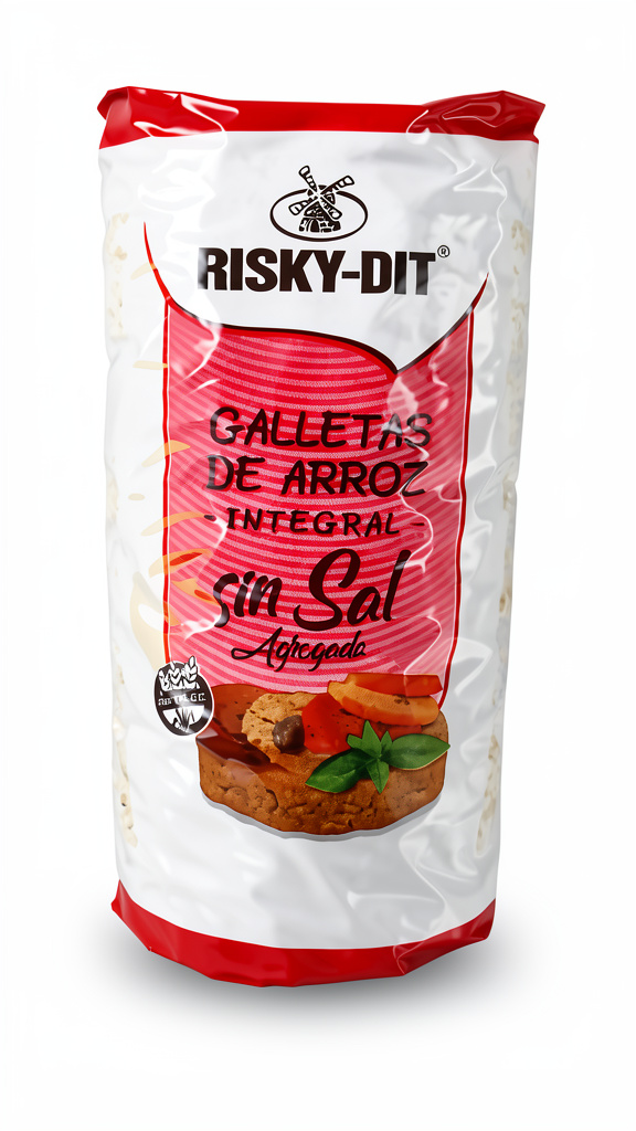 Galletas de Arroz Integral Risky-Dit sin Sal