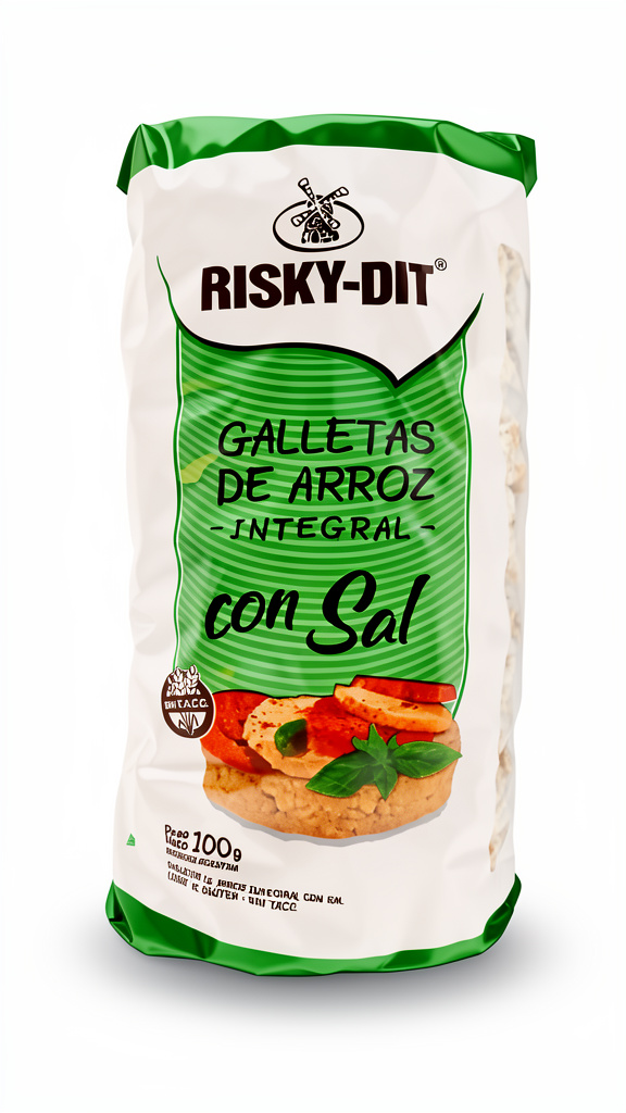 Galletas de Arroz Integral Risky-Dit con Sal