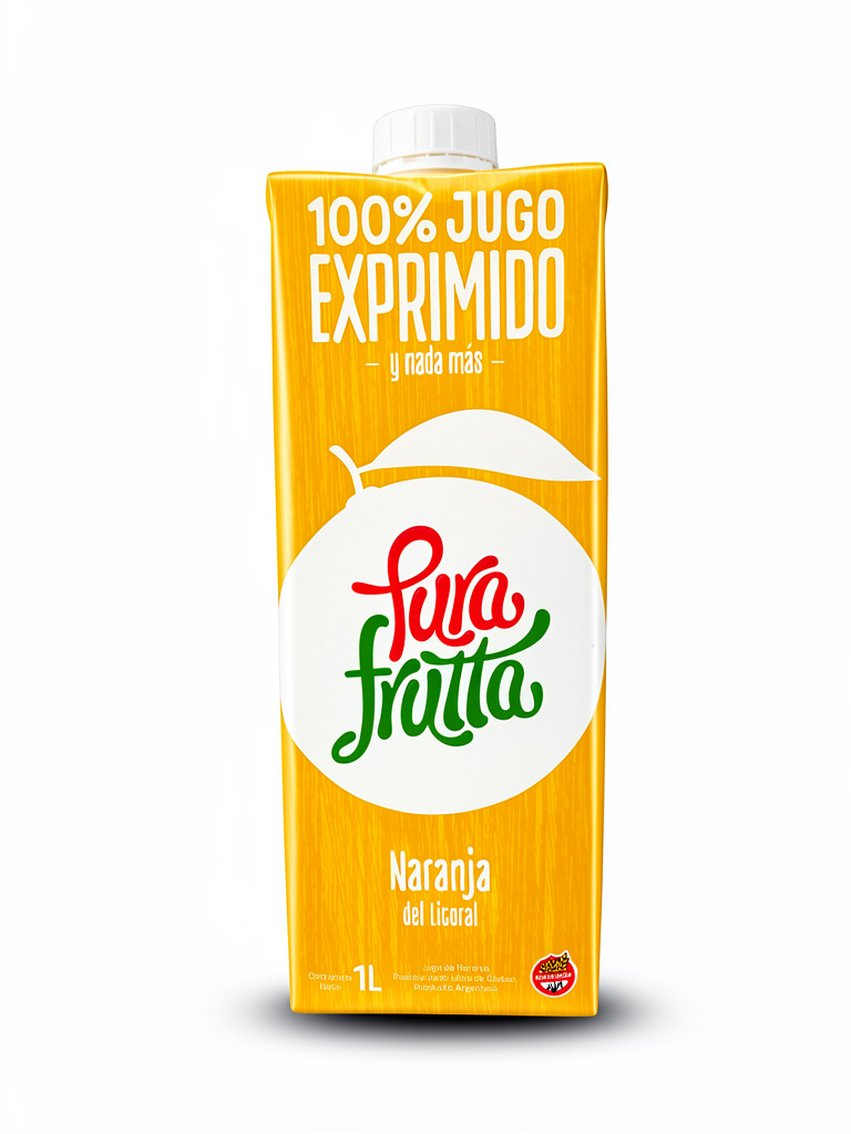 100% jugo naranja