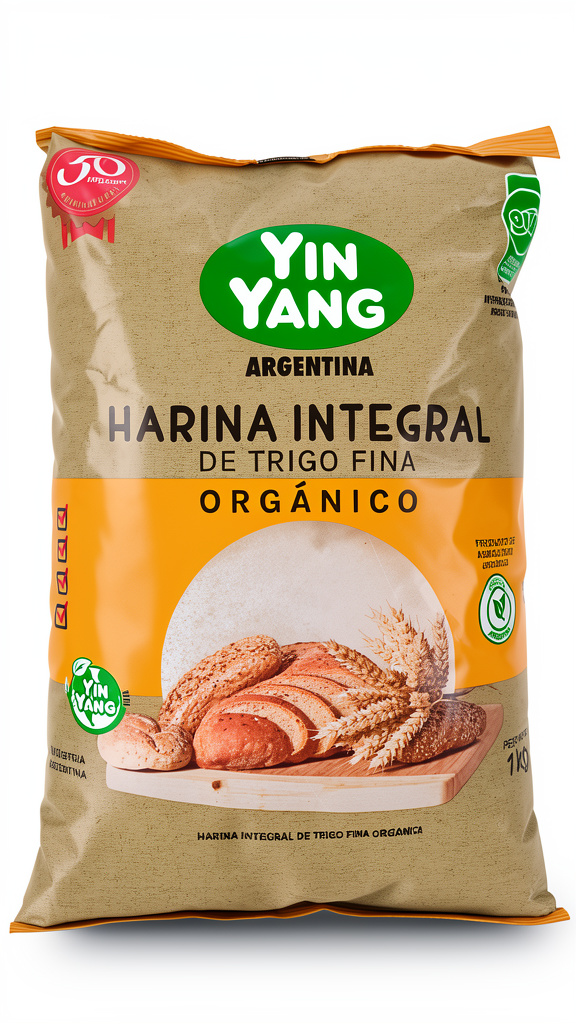 Harina Integral orgánico Yin Yang
