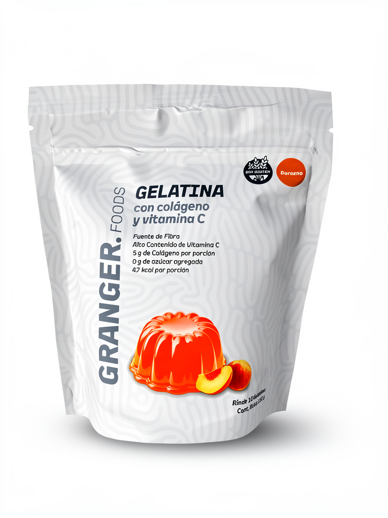 Gelatina durazno