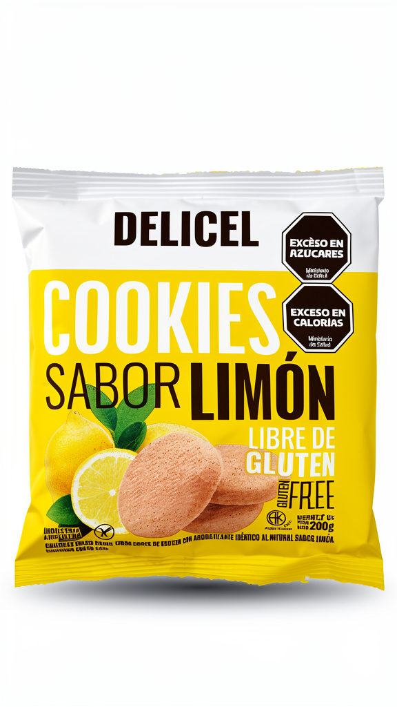 Cookies Delicel sabor Limon