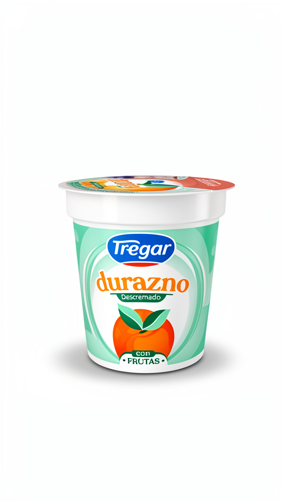 Yogurt tregar durazno descremado