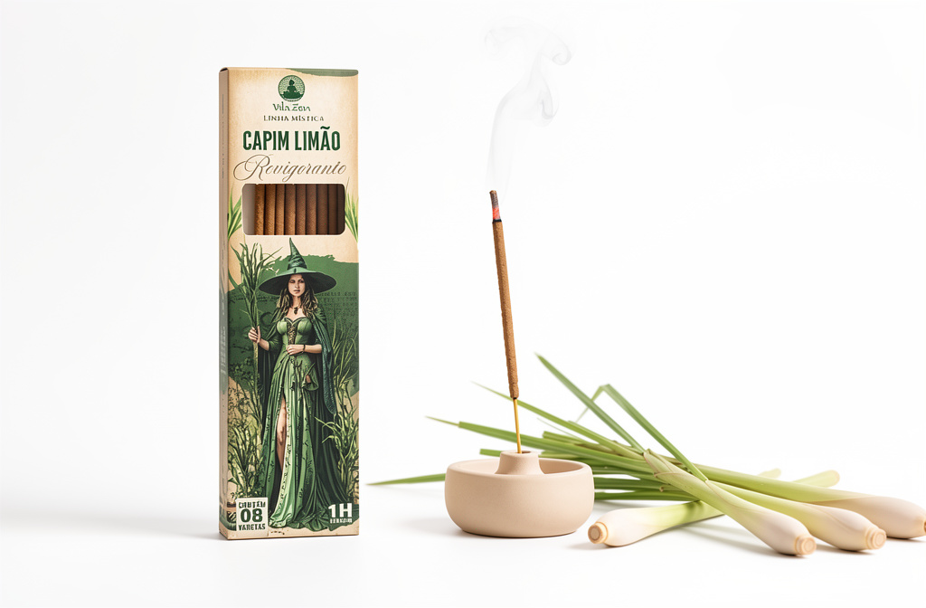 Incenso de Capim Limão - Vila Zen