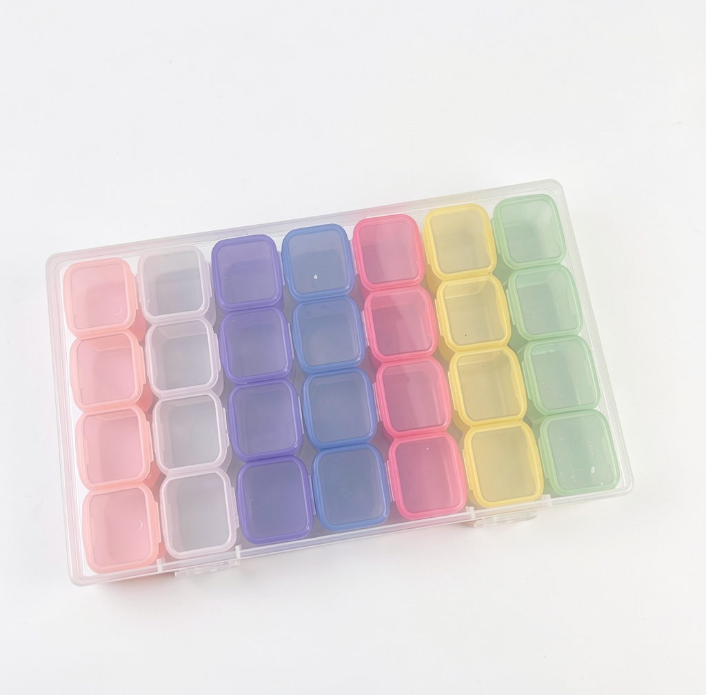 Organizador colores cuadrados