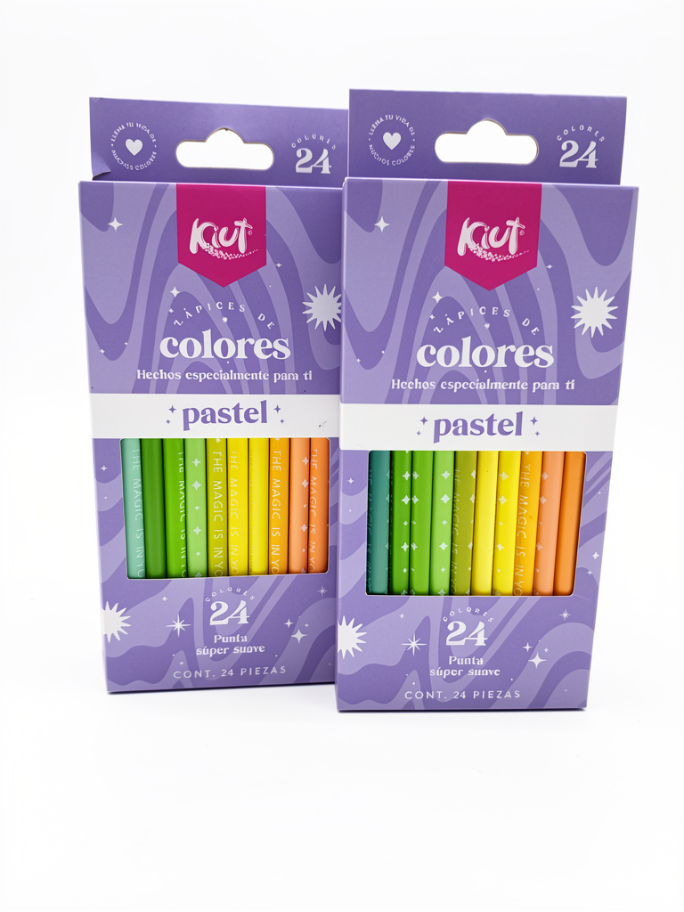 Lápices Colores Kiut 24 unidades