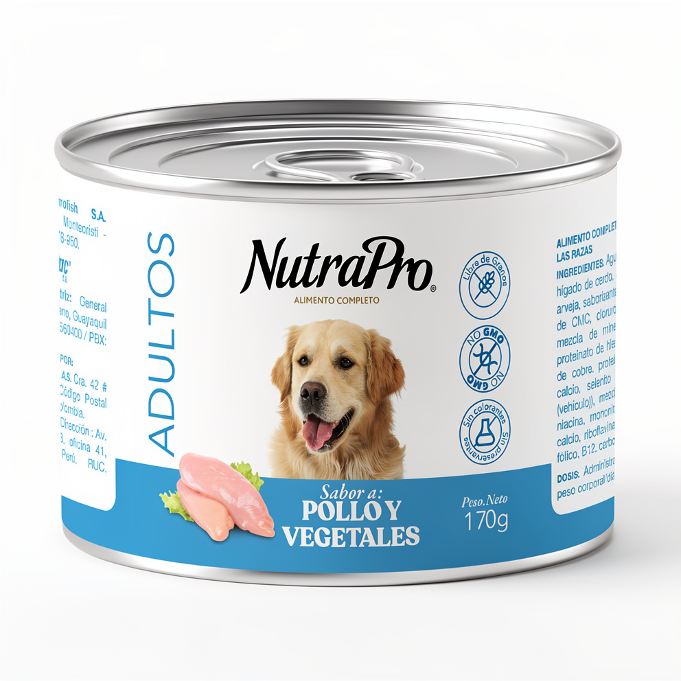 Nutra Pro Lata Pollo & Vegetales