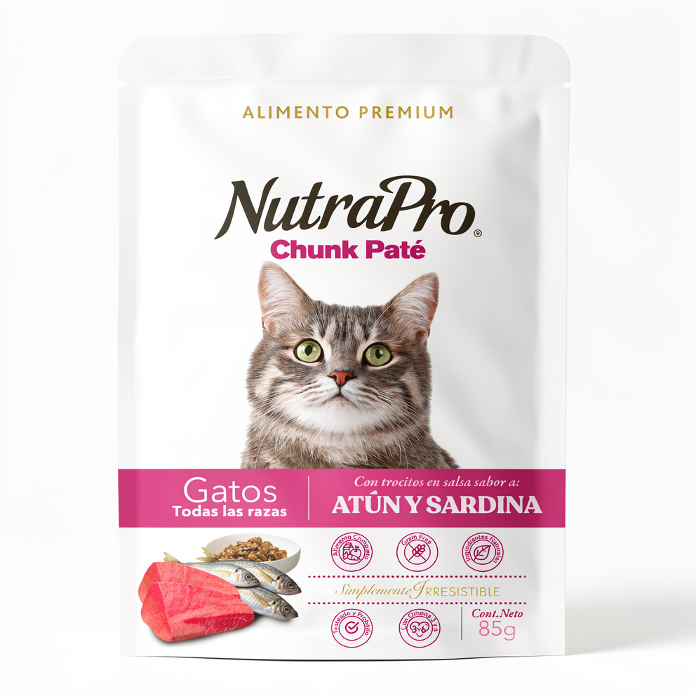 Nutra Pro Pouch Atun y Sardina