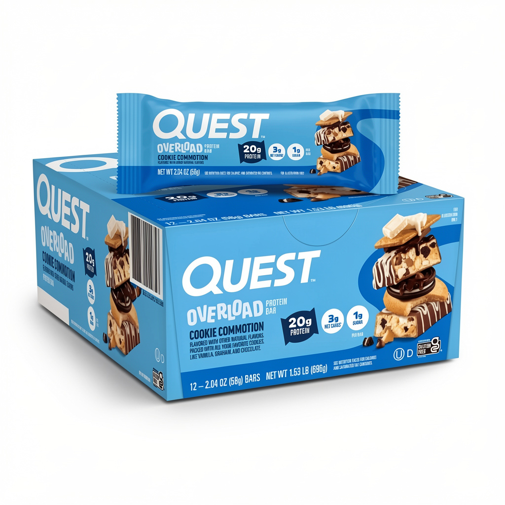 Barras de Proteína QUEST Cookies