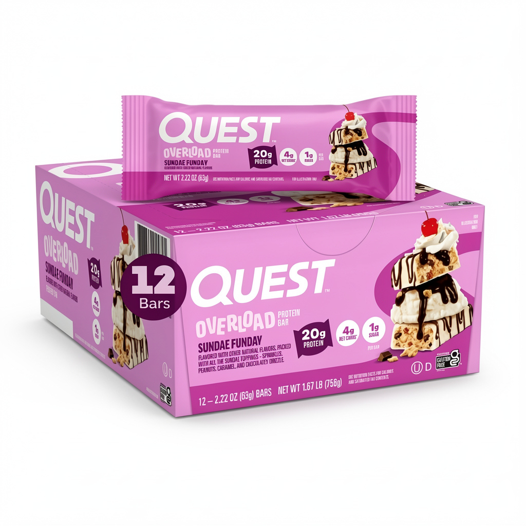 Barras de Proteína QUEST Sundae