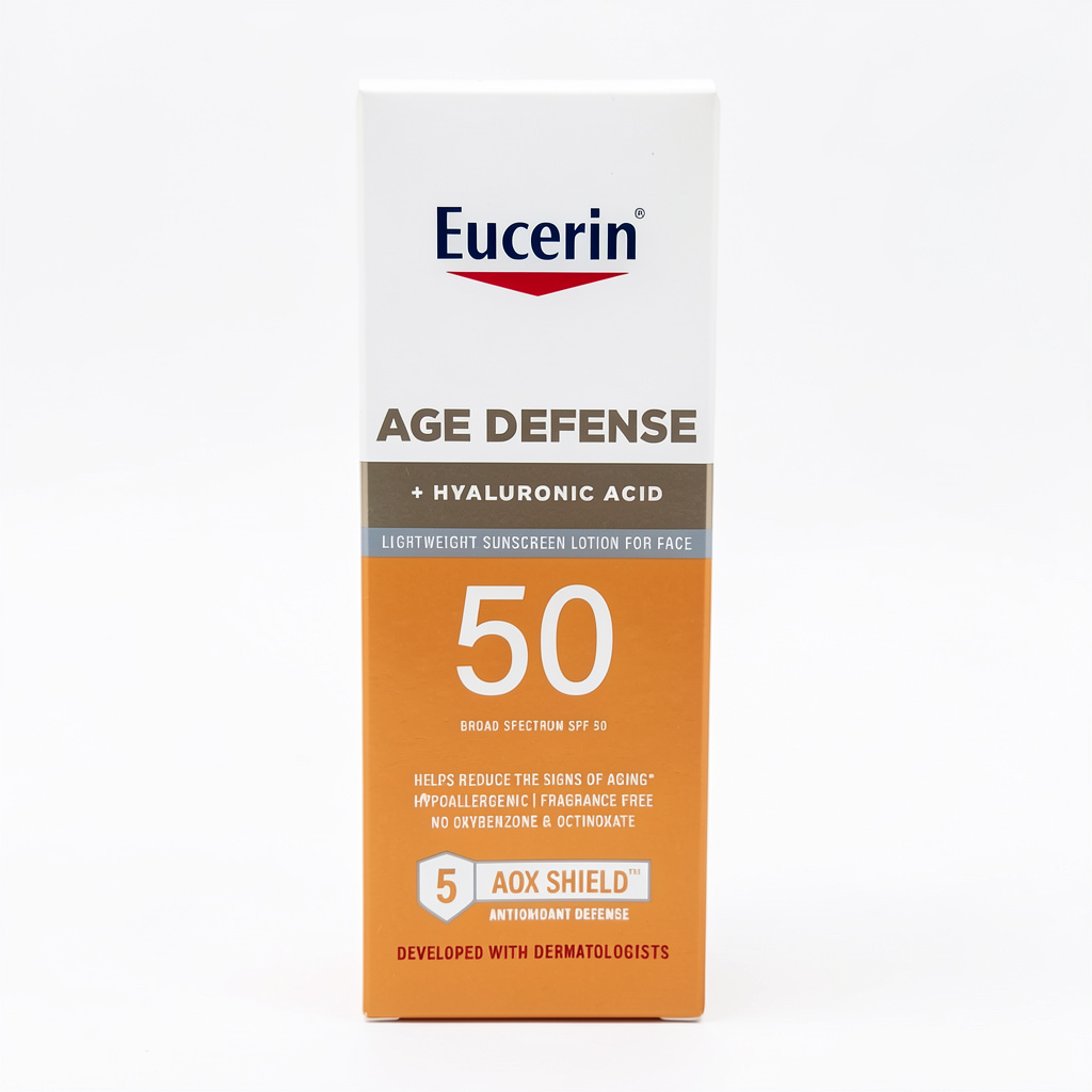 Bloqueador eucerin 75ml, 50, +ácido hyaluronico