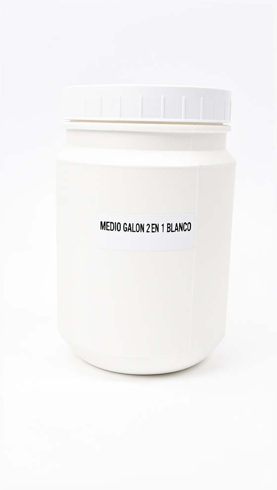 MEDIO GALON 2 EN 1 BLANCO