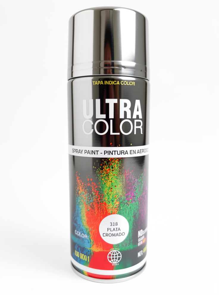 Aerosol plata cromado