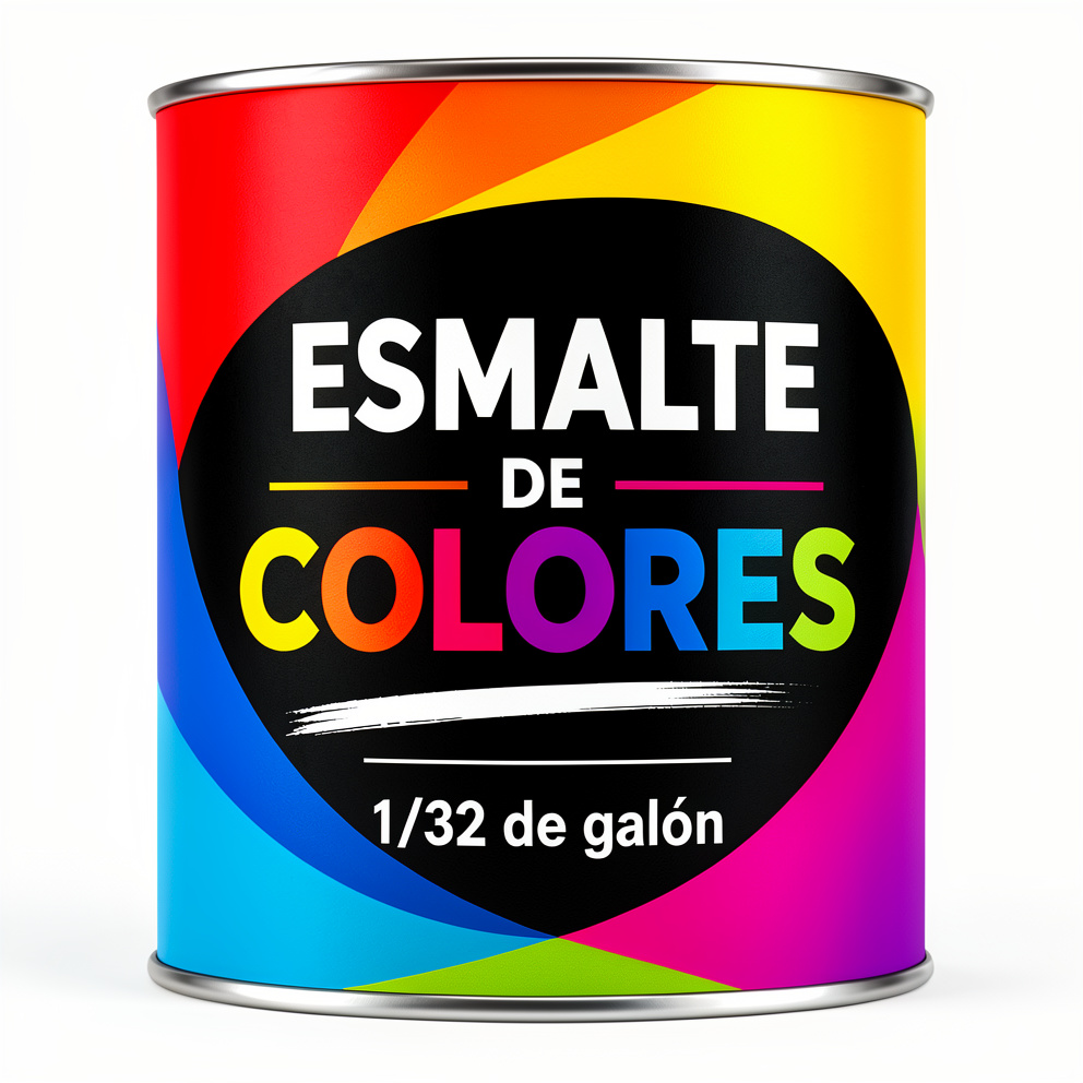 Esmalte colores 1/32 de galón