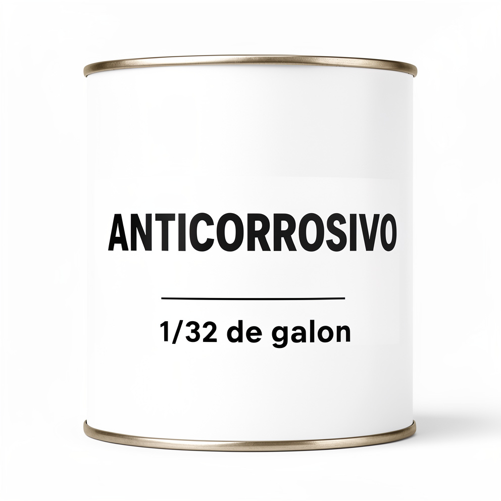Anticorrosivo blanco/negro & colores 1/32