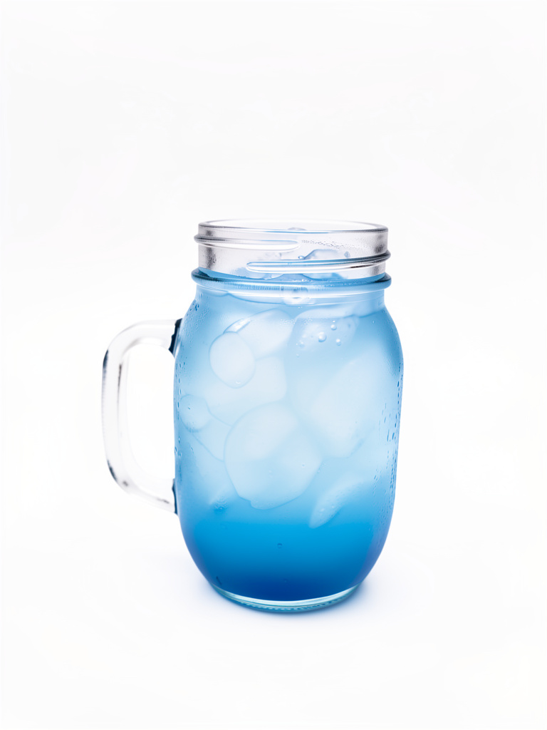 Soda Italiana de Mora azul