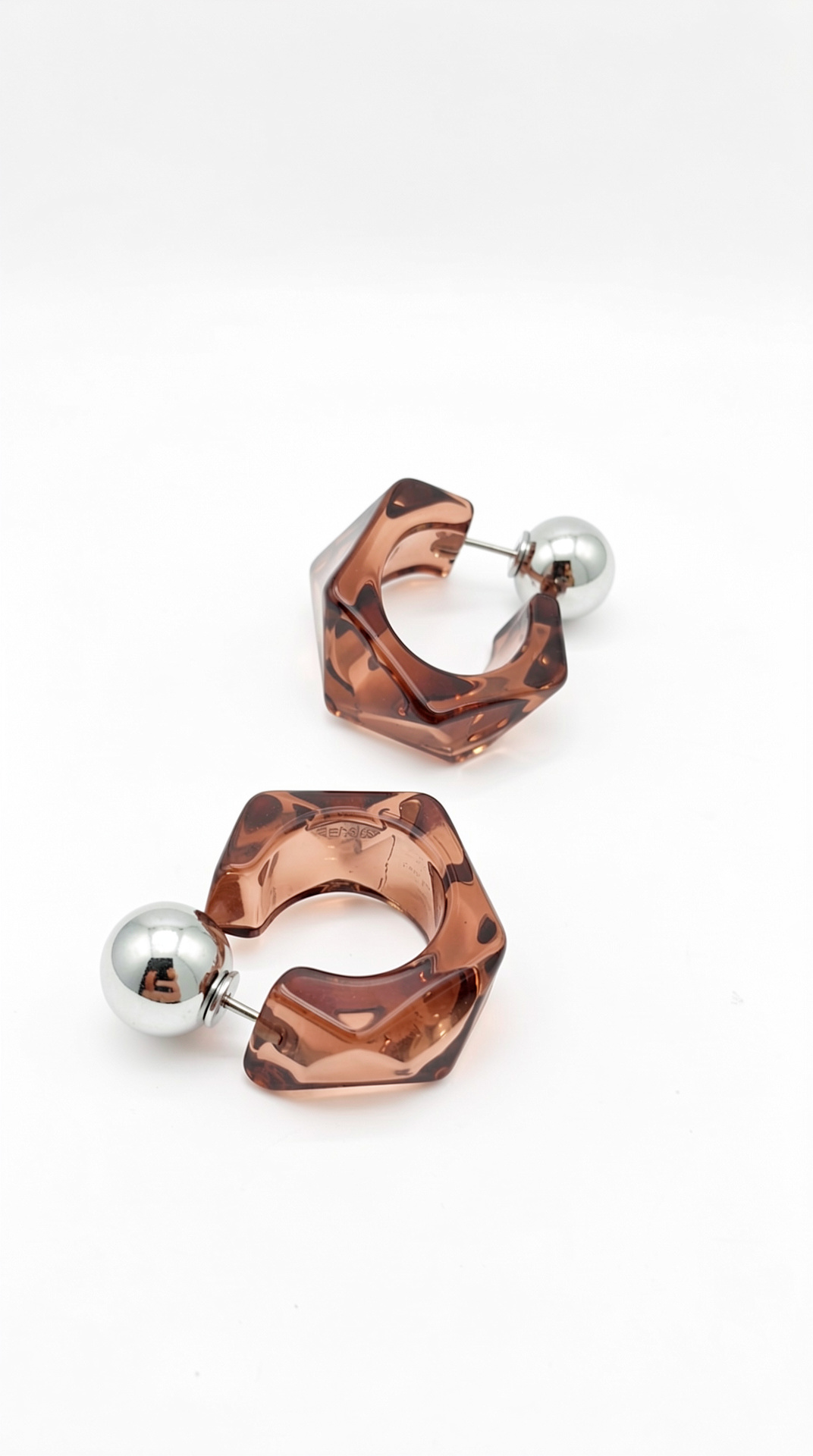 Aretes acrílicos arracadas