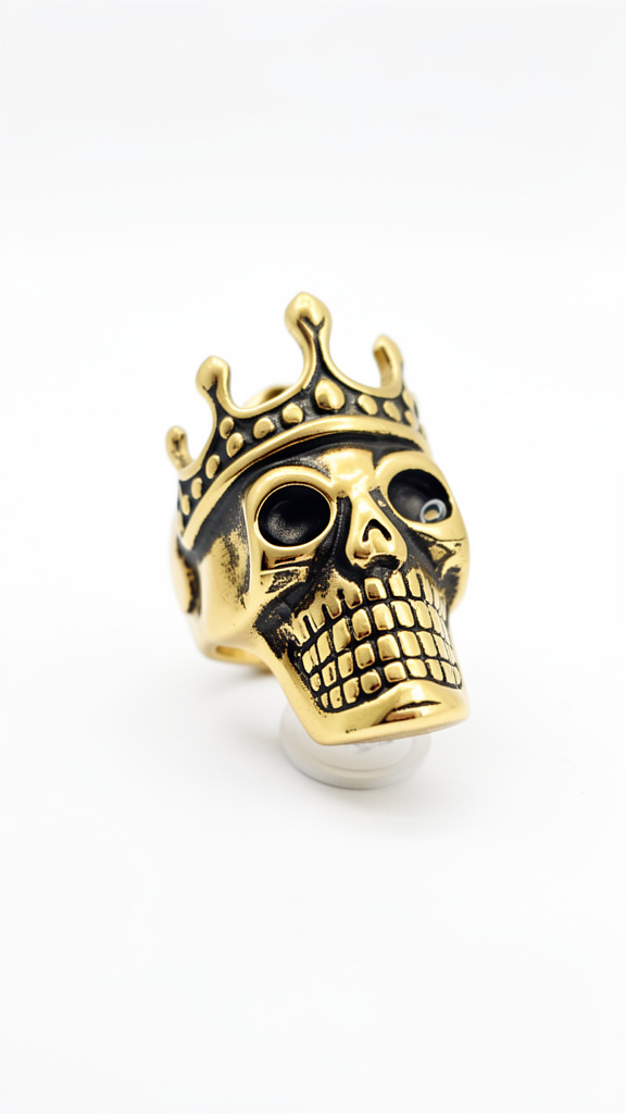 Anillo calavera