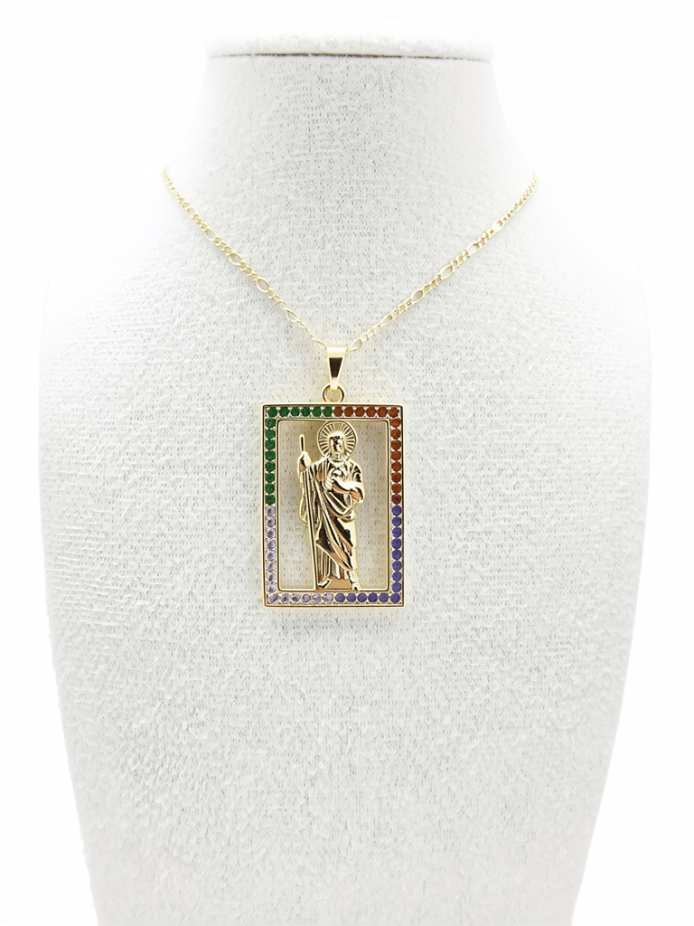 Collar cuadrado San Judas Tadeo