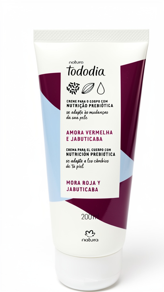 Crema para el cuerpo mora roja