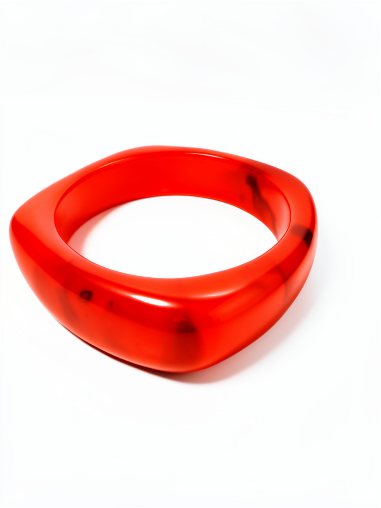 Pulsera acrílica rojas