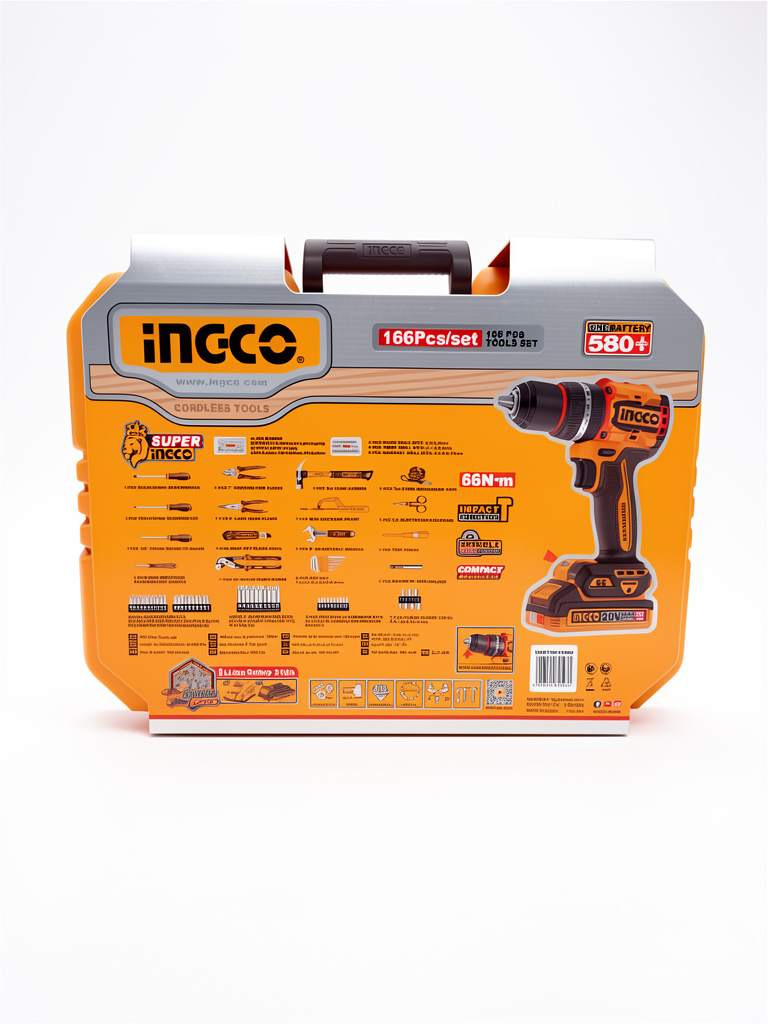 Juego de Herramientas 166pcs Ingco
