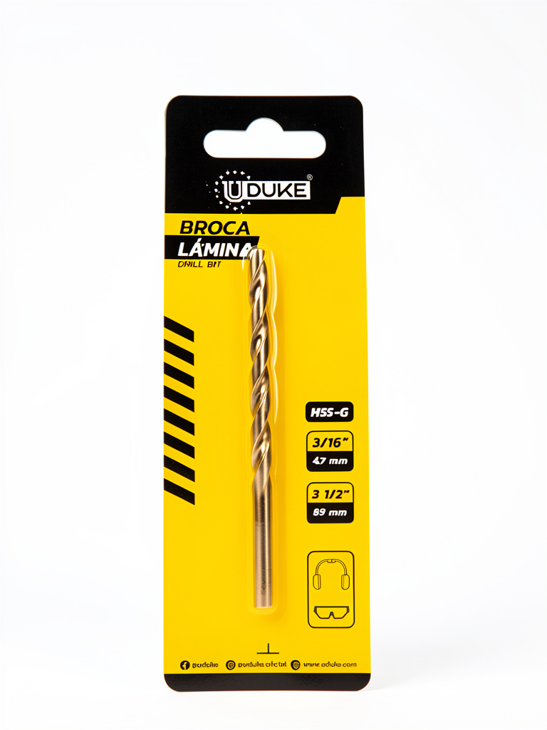 Broca para metal 3/16" Uduke