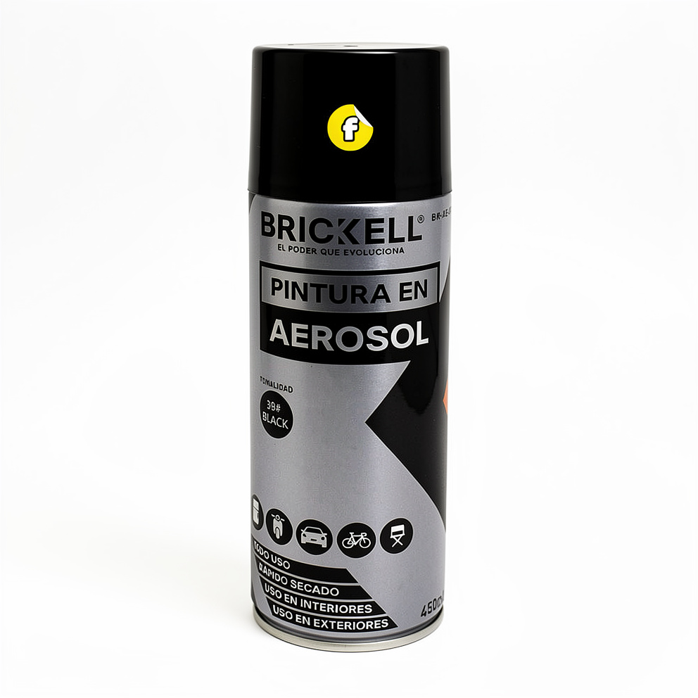 Pintura en spray color Negro