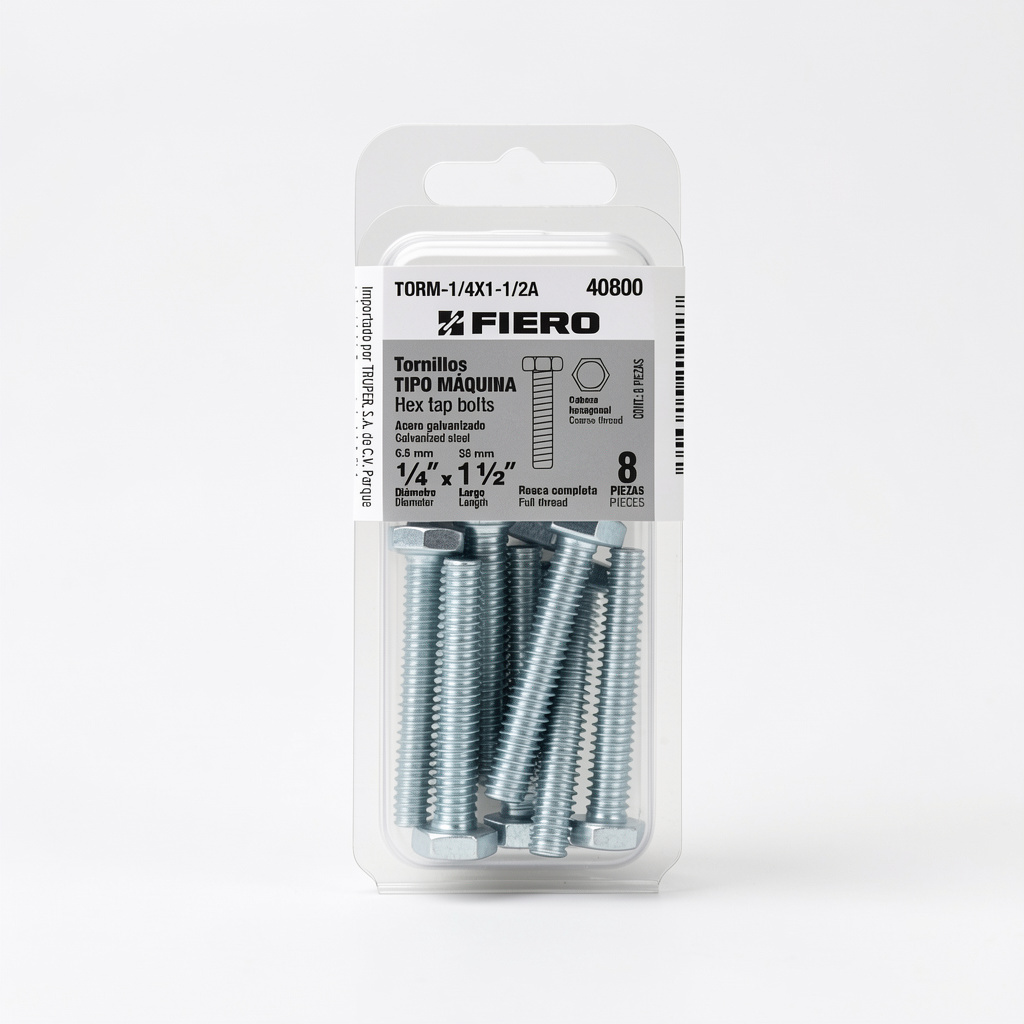 Perno 1/4X1”