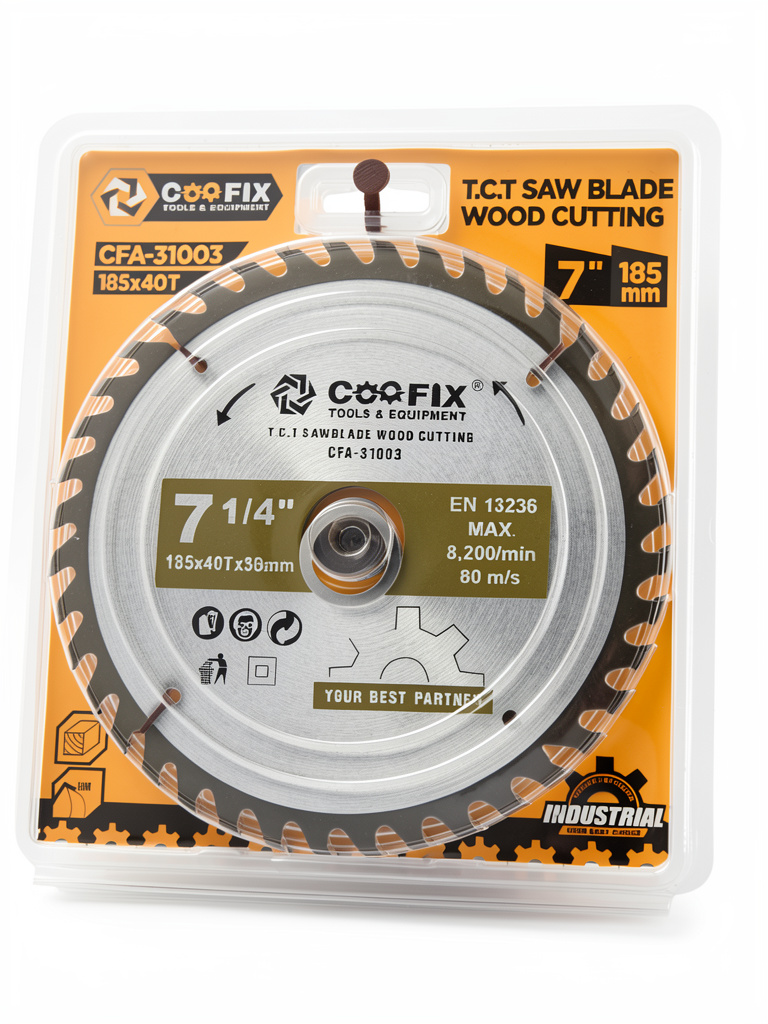 Disco corte madera 7-1/4" 40th Coofix