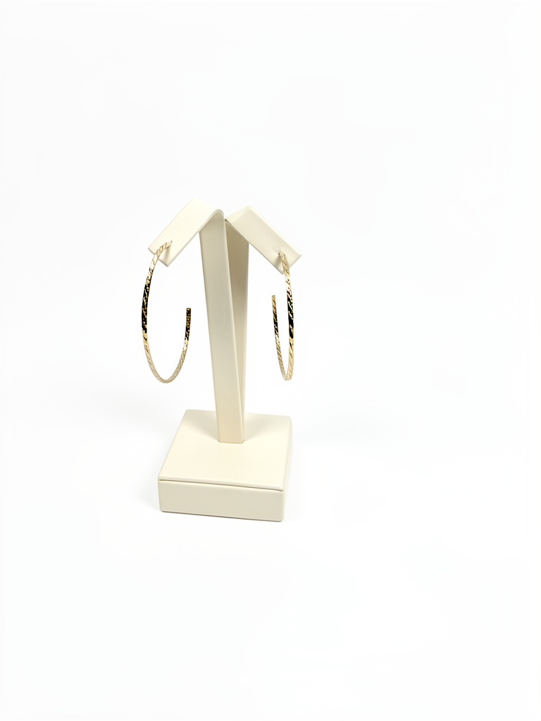 Aros hoop trenzado grande