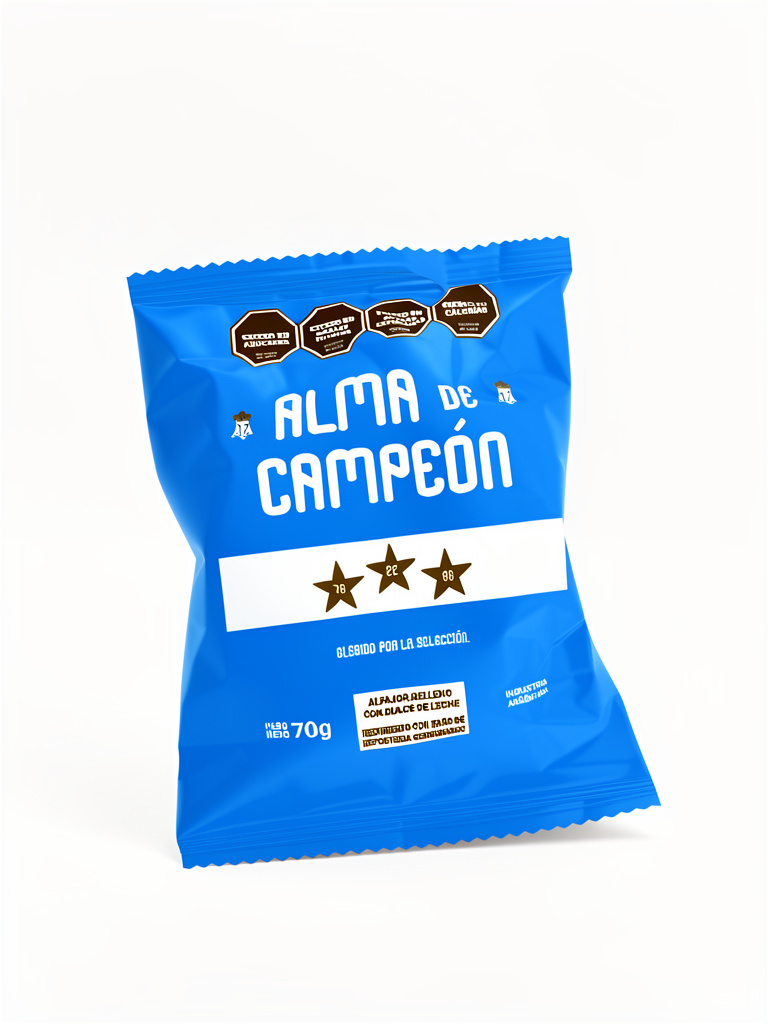 ALFAJOR ALMA DE CAMPEON NEGRO