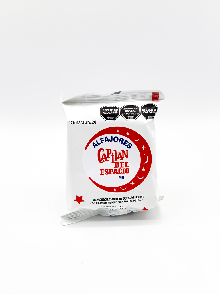 ALFAJOR CAPITAN DEL ESPACIO BLANCO