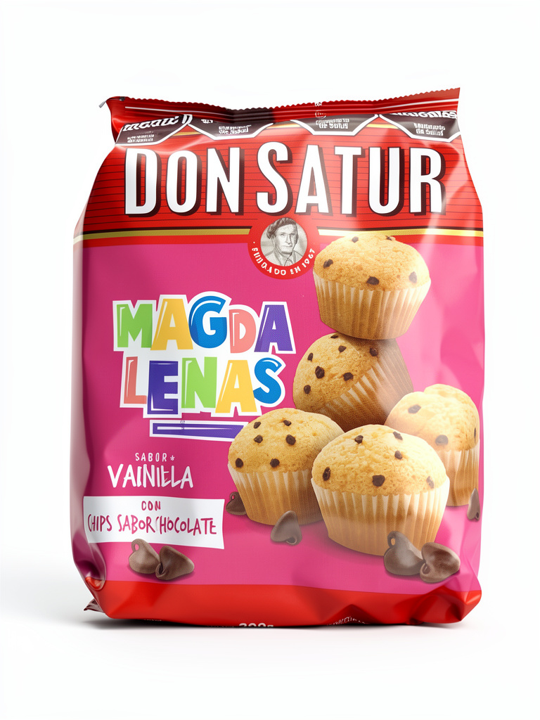 MAGDALENAS DON SATUR CON CHIPS DE CHOCOLATE