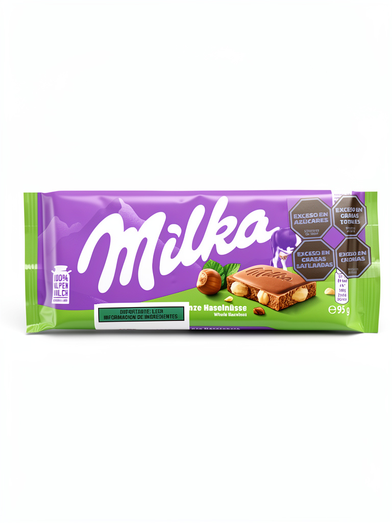 MILKA CON AVELLANAS 95g