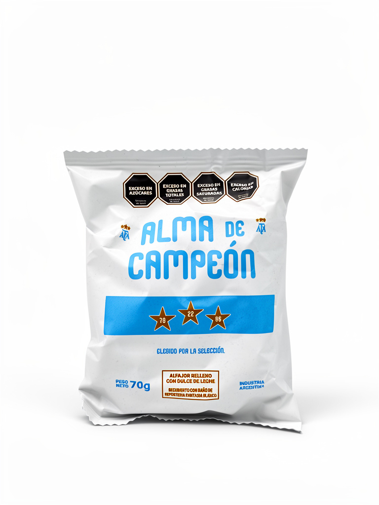ALFAJOR ALMA DE CAMPEON BLANCO